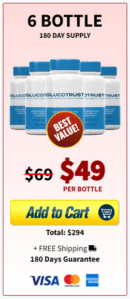 GlucoTrust - 6 Bottles